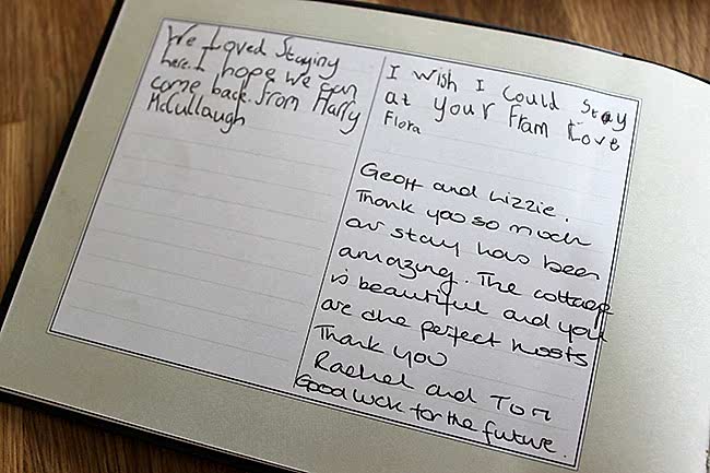 Elm Tree Farm Cottages Testimonial 2