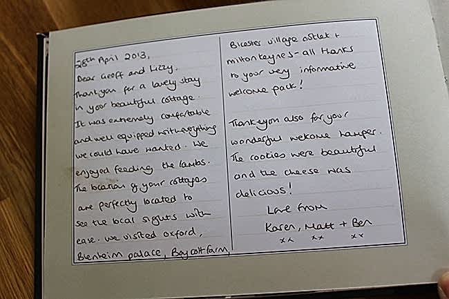 Elm Tree Farm Cottages Testimonial 9